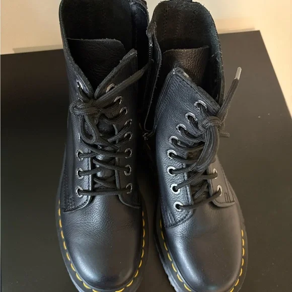 Dr. Martens Jadon III Black Pisa leather - Picture 4 of 6